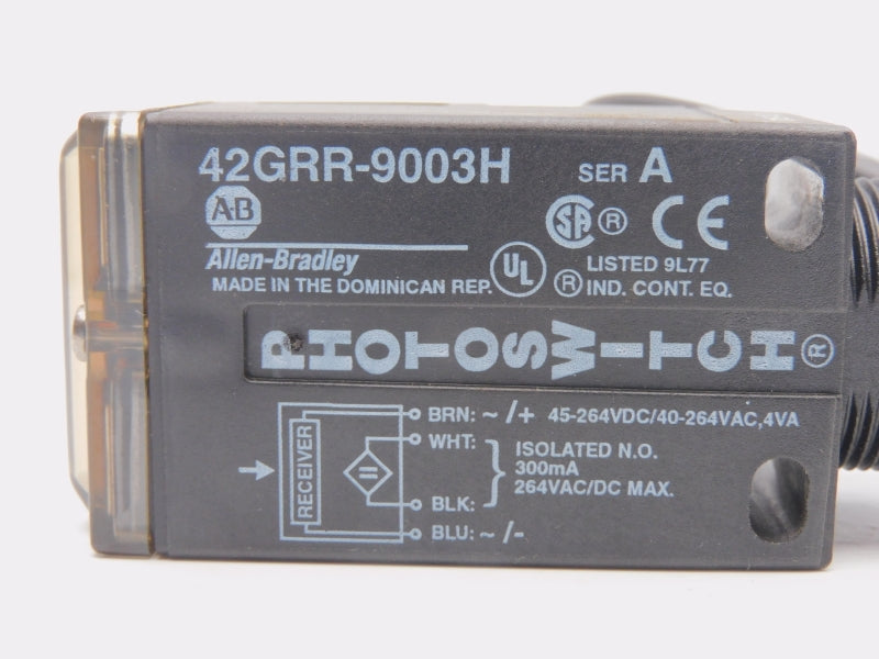 ALLEN BRADLEY 42GRR-9003H SER. A 40-264VAC (GY/BL) NSMP