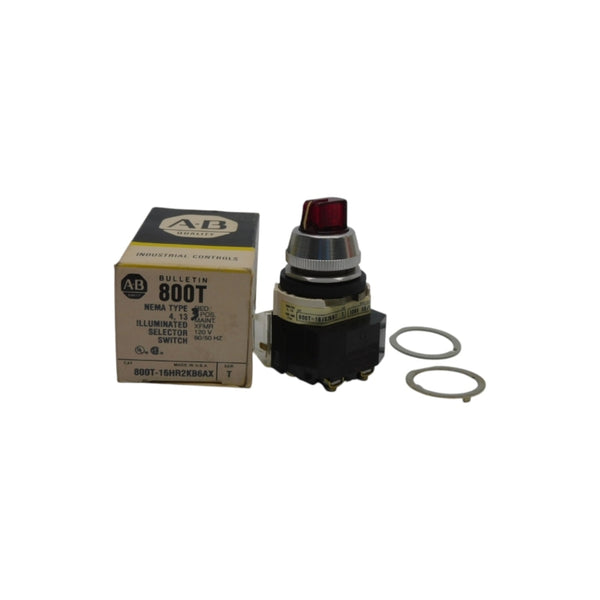 ALLEN BRADLEY 800T-16HR2KB6AX SER. T 120V (BK/YL) NSMP