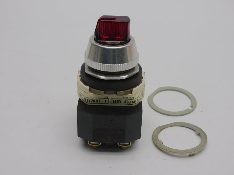 ALLEN BRADLEY 800T-16HR2KB6AX SER. T 120V (BK/YL) NSMP