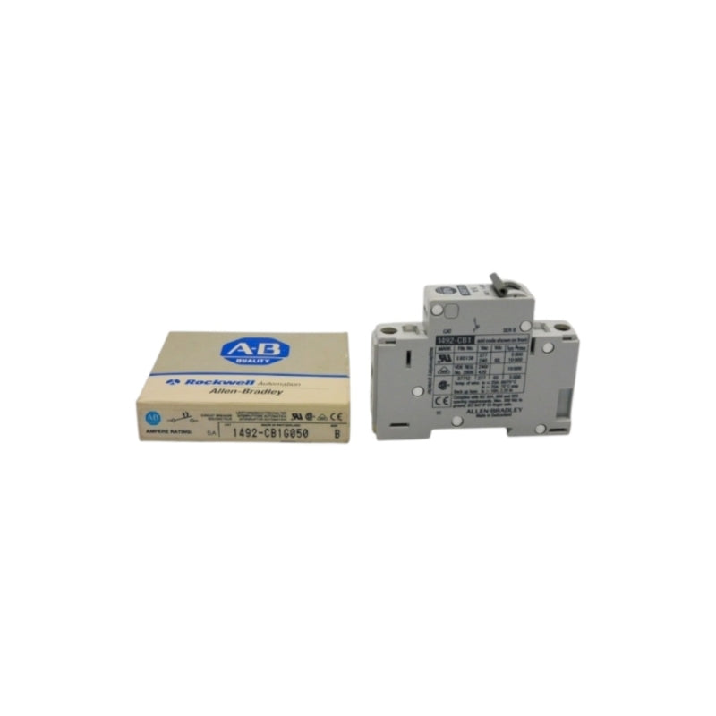 ALLEN BRADLEY 1492-CB1G050 SER. B 277VAC 5A (GY/BL) NSMP