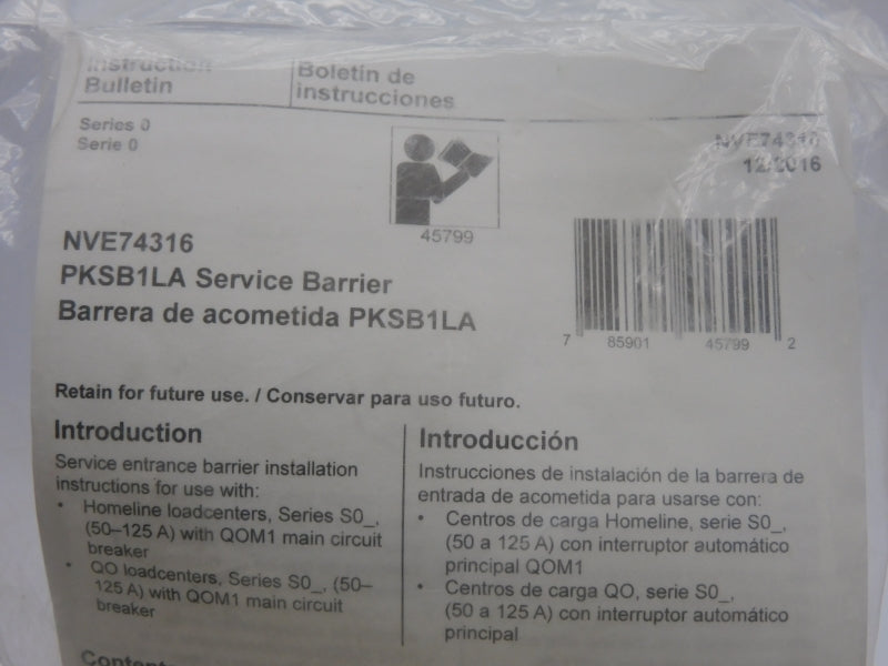 SQUARE D PKSB1LA NSMP