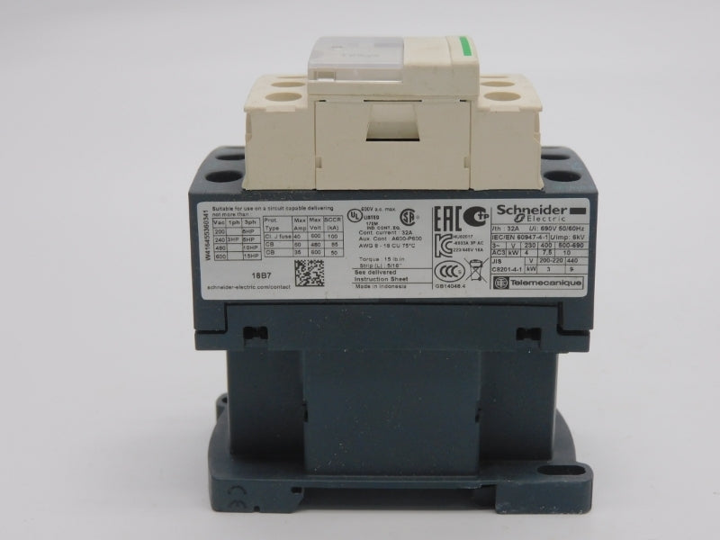 SCHNEIDER ELECTRIC LC1D18B7 24V 32A NSNP