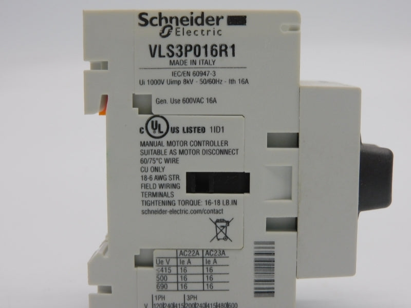 SCHNEIDER ELECTRIC VLS3P016R1 600VAC 16A NSNP