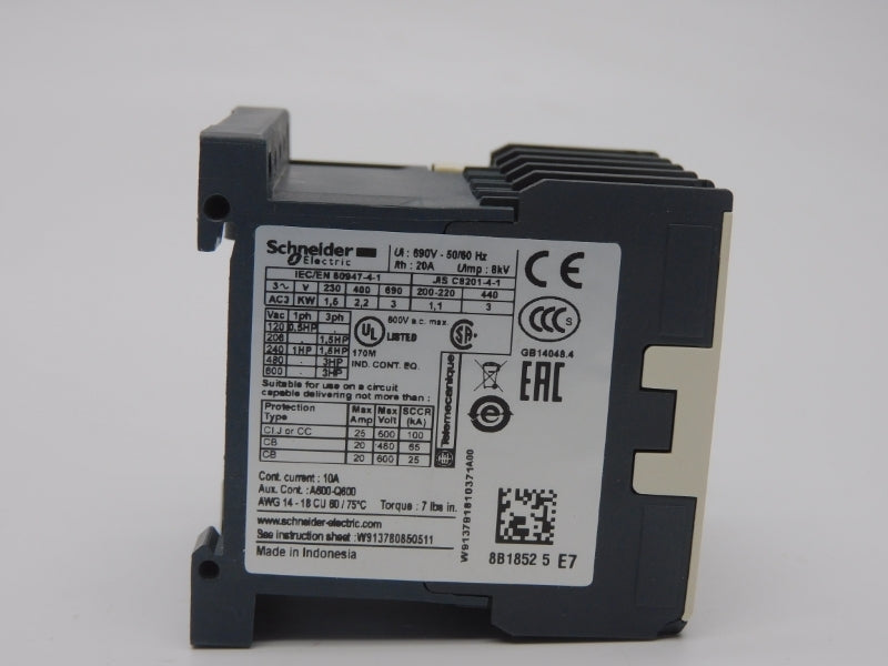 SCHNEIDER ELECTRIC LC1K0610E7 48V 20A (AS PICTURED) NSMP