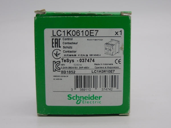 SCHNEIDER ELECTRIC LC1K0610E7 48V 20A (AS PICTURED) NSMP