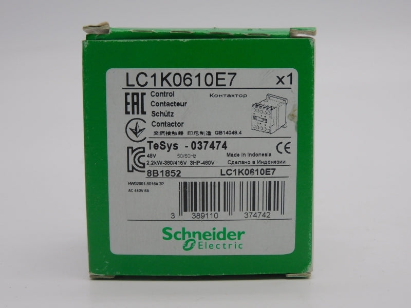 SCHNEIDER ELECTRIC LC1K0610E7 48V 20A (AS PICTURED) NSMP