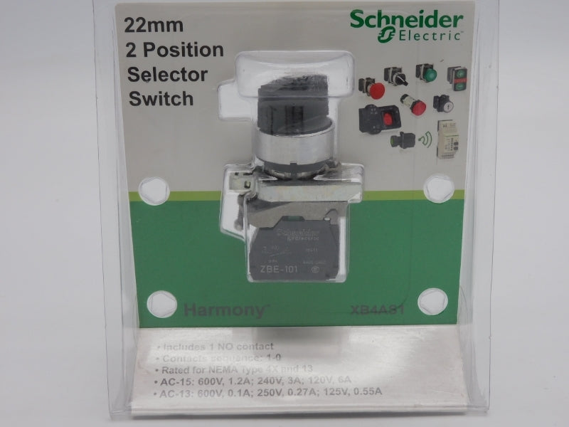 SCHNEIDER ELECTRIC XB4AS1 600V 6A NSMP