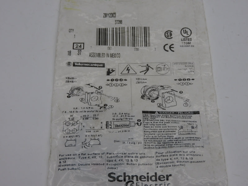 SCHNEIDER ELECTRIC ZBY2303 NSMP