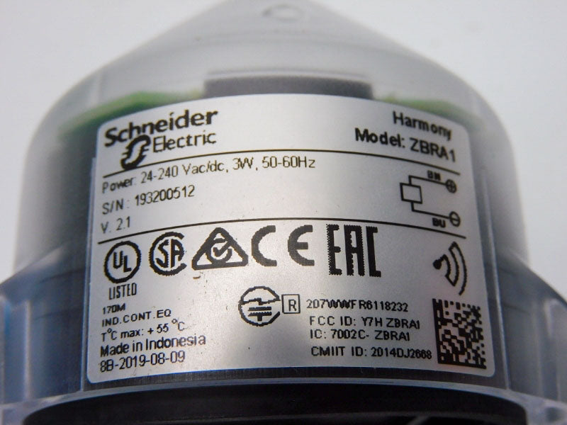 SCHNEIDER ELECTRIC ZBRA1 VER. 2.1 24-240VAC/DC NSMP