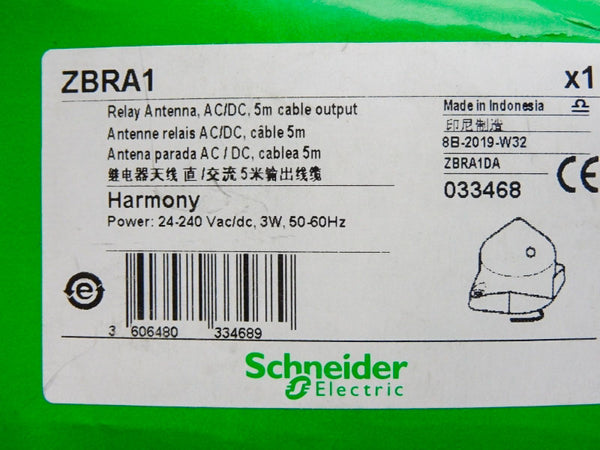 SCHNEIDER ELECTRIC ZBRA1 VER. 2.1 24-240VAC/DC NSMP