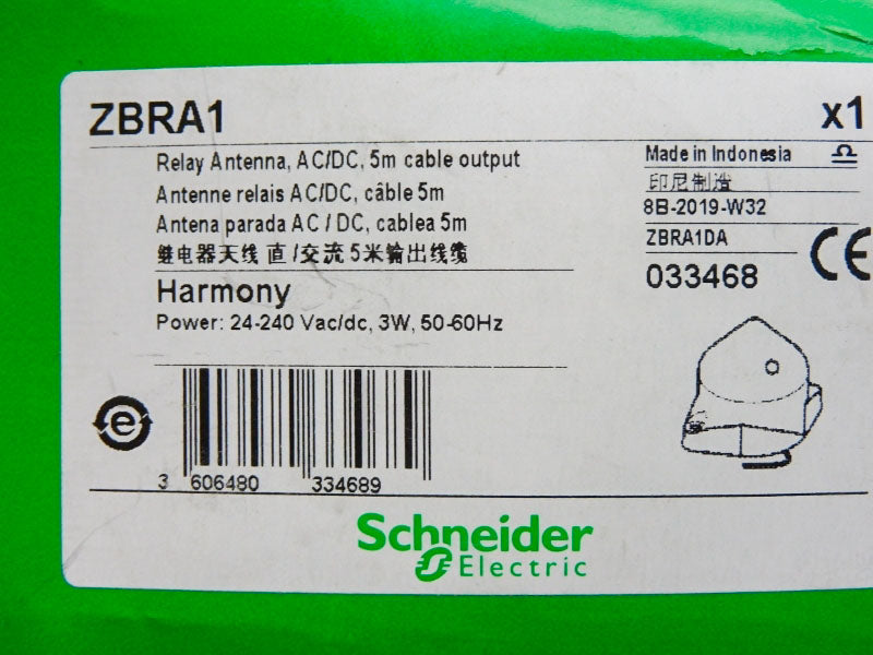 SCHNEIDER ELECTRIC ZBRA1 VER. 2.1 24-240VAC/DC NSMP