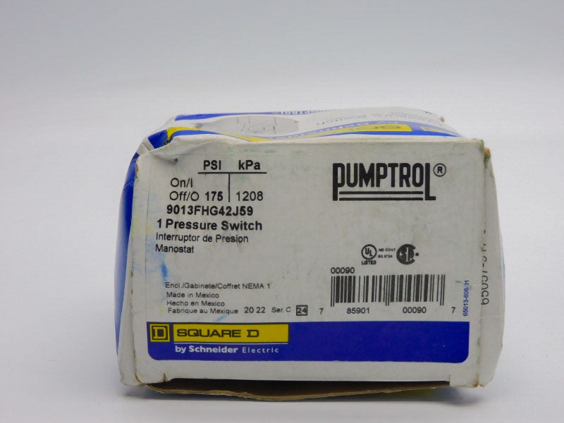 SQUARE D 9013FHG42J59 SER. C 575V 175PSI NSMP