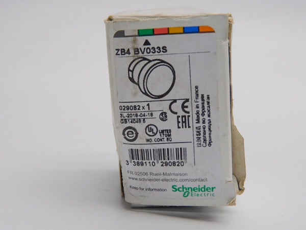 SCHNEIDER ELECTRIC ZB4BV033S NSMP