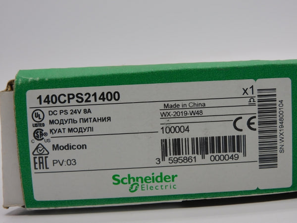 SCHNEIDER ELECTRIC 140CPS21400 24V 8A NSFS