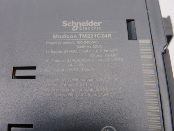 SCHNEIDER ELECTRIC TM221C24R 100-240VAC 7A NSMP