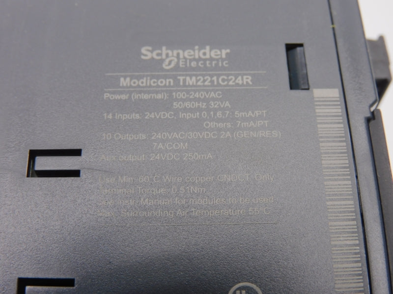 SCHNEIDER ELECTRIC TM221C24R 100-240VAC 7A NSMP
