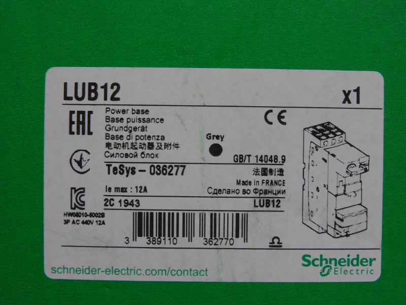 SCHNEIDER ELECTRIC LUB12 690V 12A (GREEN) NSMP