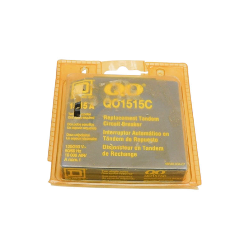 SQUARE D QO1515C 120/240V 15/15A NSMP