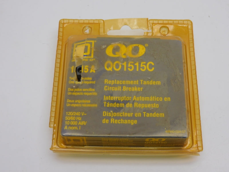 SQUARE D QO1515C 120/240V 15/15A NSMP