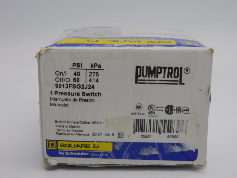 SQUARE D 9013FSG2J24 SER. B 230V 60PSI NSMP