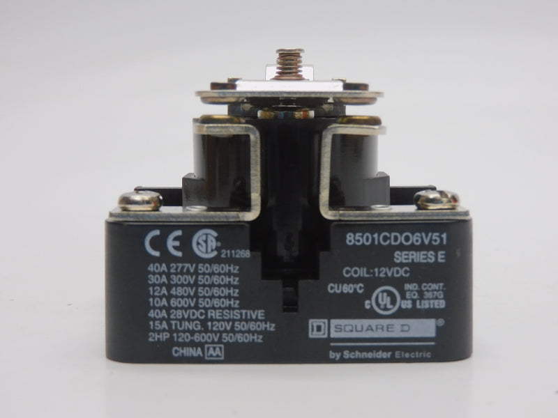 SQUARE D 8501CDO6V51 SER. E 12VDC 40A NSMP