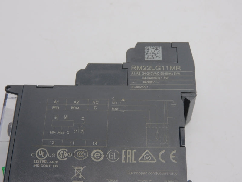 SCHNEIDER ELECTRIC RM22LG11MR 24-240VAC 8A NSNP