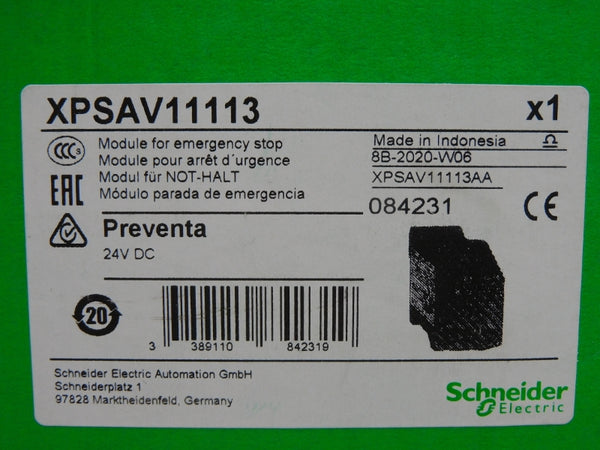 SCHNEIDER ELECTRIC XPSAV11113 24VDC 1.5A NSMP