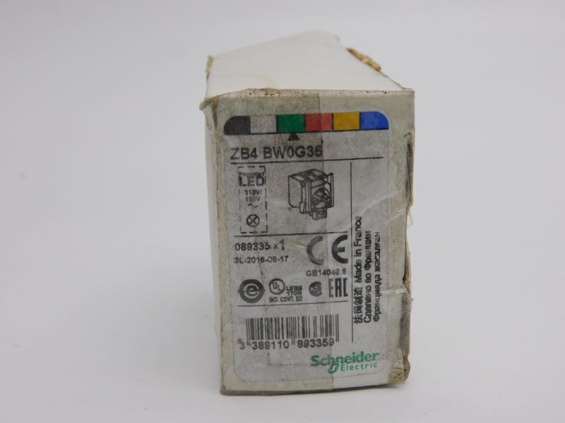 SCHNEIDER ELECTRIC ZB4BW0G35 110/120V NSMP