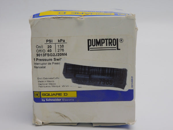 SQUARE D 9013FSG2J20M4 SER. B 230V 40PSI NSMP
