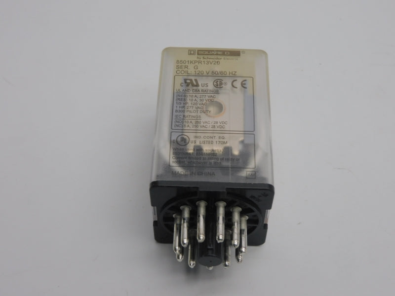 SQUARE D 8501KPR13V20 SER. G 120V 10A NSMP