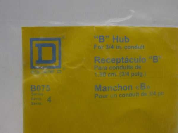 SQUARE D B075 SER. 4 3/4" NSMP