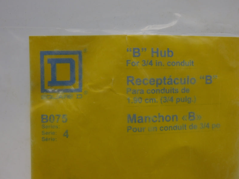 SQUARE D B075 SER. 4 3/4" NSMP