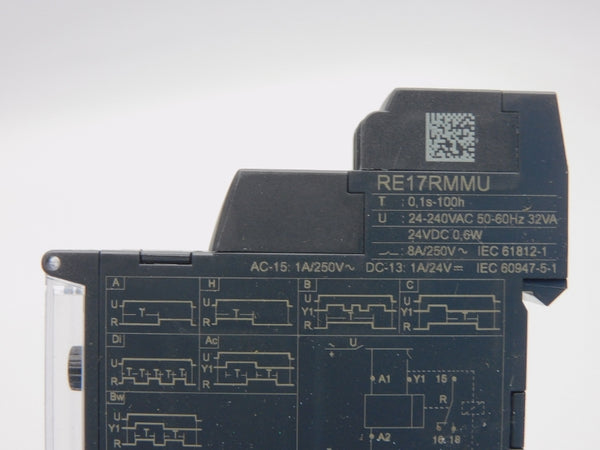 SCHNEIDER ELECTRIC RE17RMMU 24-240VAC 8A 0.1S-100H NSMP