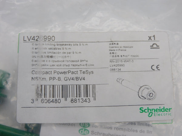 SCHNEIDER ELECTRIC LV426990 (PKG OF 6) NSMP