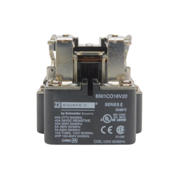 SQUARE D 8501CO16V20 SER. E 120V 40A NSNP