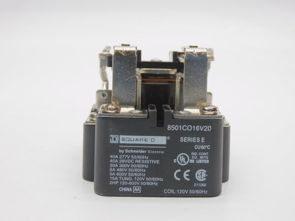 SQUARE D 8501CO16V20 SER. E 120V 40A NSNP