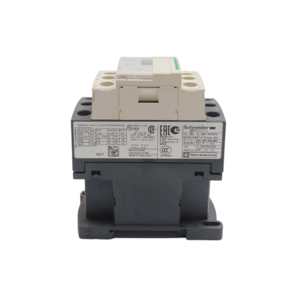 SCHNEIDER ELECTRIC LC1D09U7 230/240V 25A UNMP