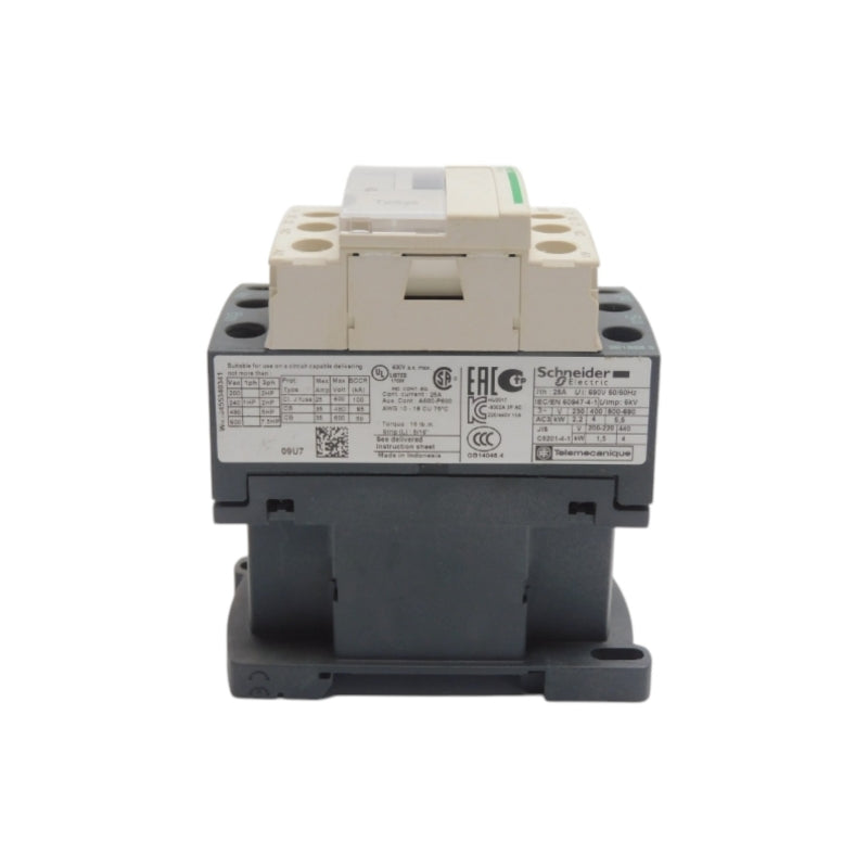 SCHNEIDER ELECTRIC LC1D09U7 230/240V 25A UNMP