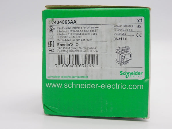 SCHNEIDER ELECTRIC LV434063AA F/W 003.004.005 24V NSMP