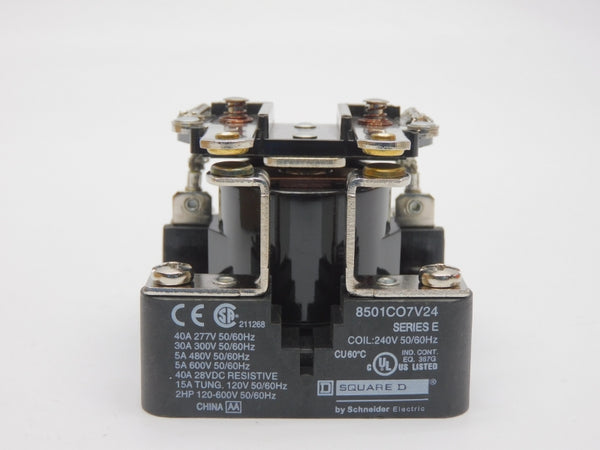 SQUARE D 8501CO7V24 SER. E 240V 40A NSMP