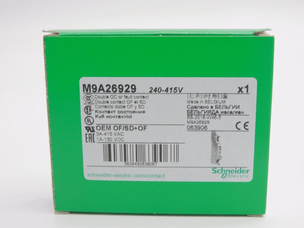 SCHNEIDER ELECTRIC M9A26929 415VAC 3A NSMP