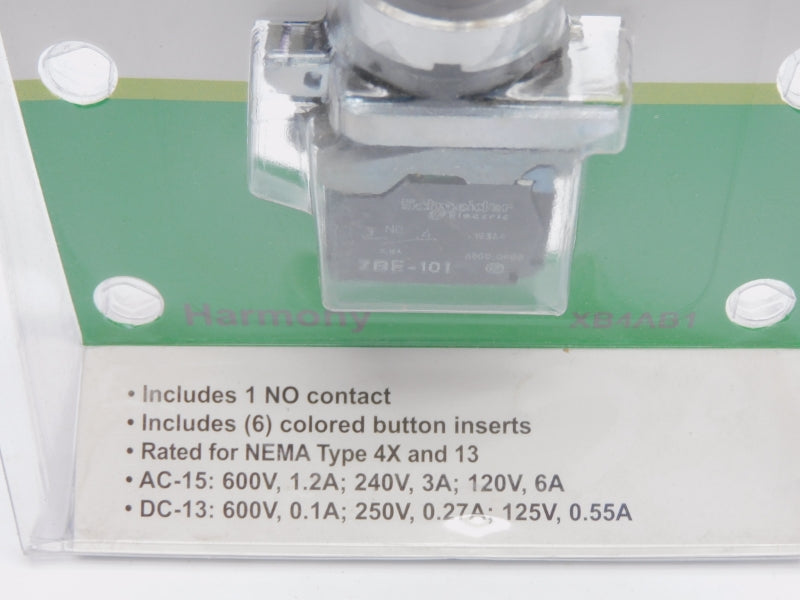 SCHNEIDER ELECTRIC XB4AB1 600V 6A NSMP