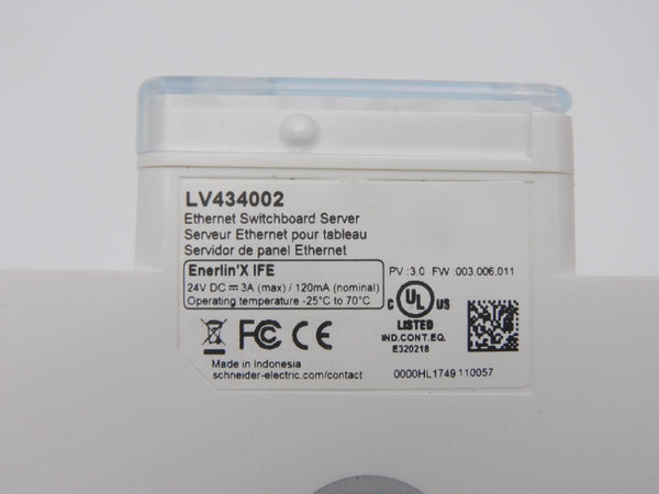 SCHNEIDER ELECTRIC LV434002 F/W 003.006.011 24VDC 3A NSMP
