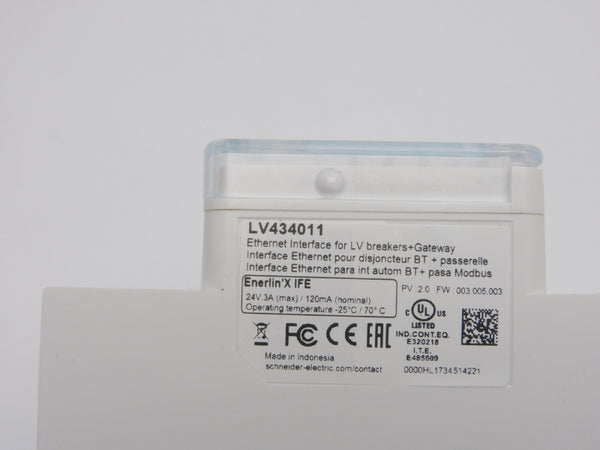 SCHNEIDER ELECTRIC LV434011 F/W 003.005.003 24V 3A NSNP