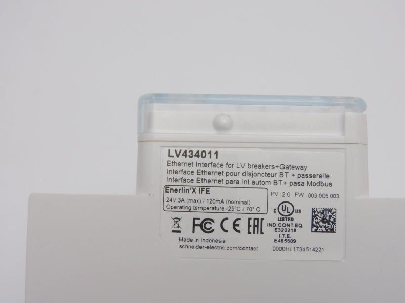 SCHNEIDER ELECTRIC LV434011 F/W 003.005.003 24V 3A NSNP