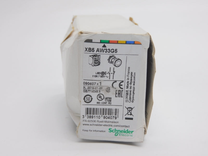 SCHNEIDER ELECTRIC XB5AW33G5 110/120V NSMP