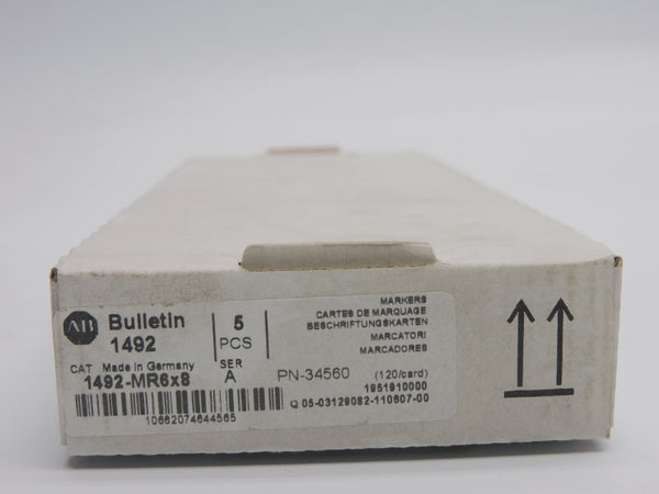 ALLEN BRADLEY 1492-MR6X8 SER. A (PKG OF 5) NSMP