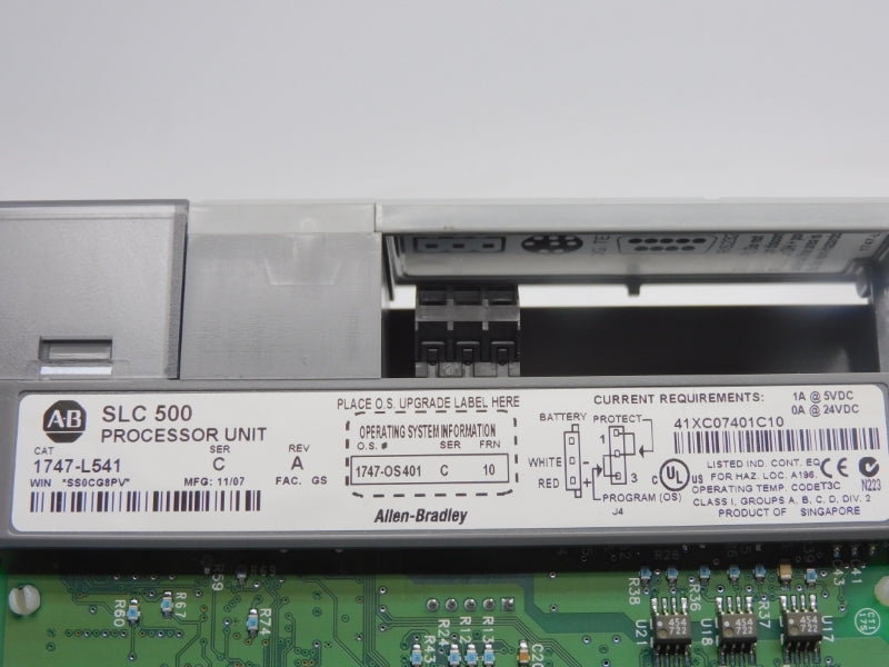 ALLEN BRADLEY 1747-L541 SER. C F/W 10 REV. A 24VDC 1A NSNP