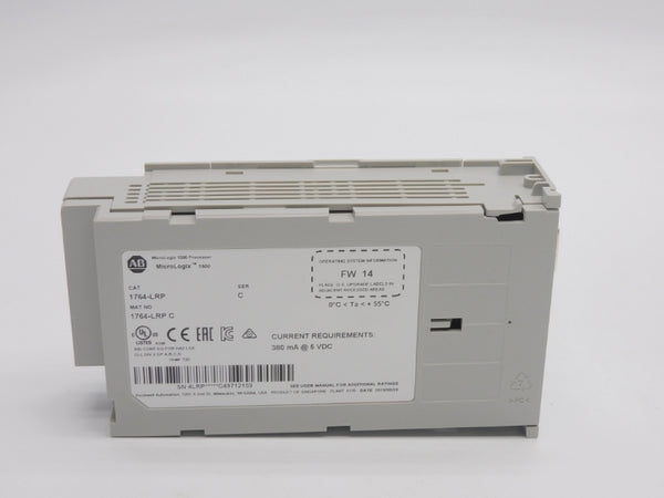 ALLEN BRADLEY 1764-LRP SER. C F/W 14 5VDC NSNP