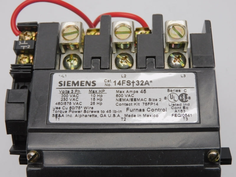 SIEMENS 14FSH32AA SER. C 110-120/220-240V 22-45A NSMP